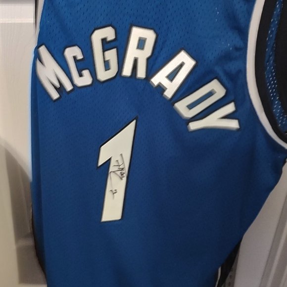 Tracy McGrady Orlando Magic Autograph Signed Jersey! NEW Beautiful Signature #1 - Picture 1 of 5